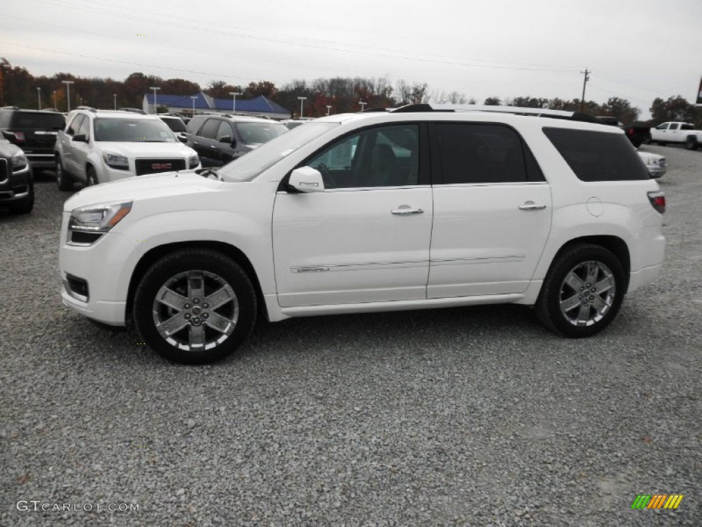 2014 Acadia Denali AWD - Summit White / Cocoa Dune photo #4