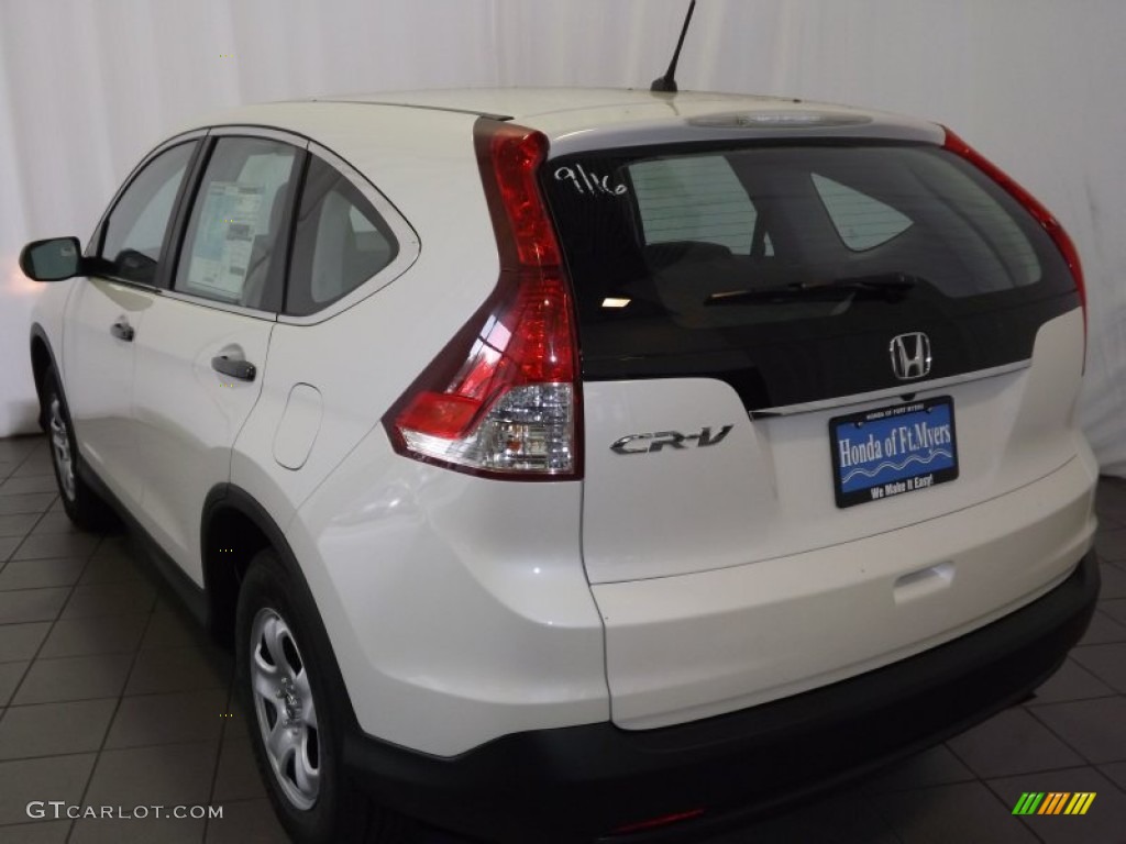 2014 CR-V LX - White Diamond Pearl / Gray photo #6