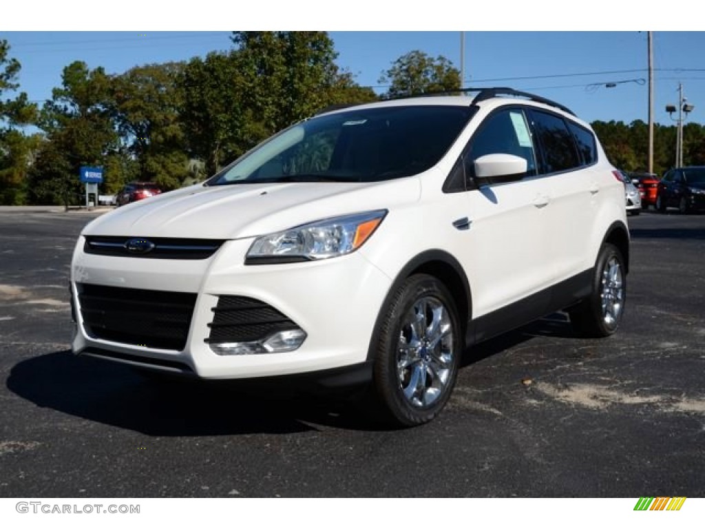 2014 Escape SE 1.6L EcoBoost - Oxford White / Medium Light Stone photo #1