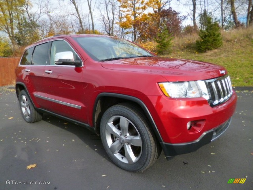 2011 Grand Cherokee Limited 4x4 - Inferno Red Crystal Pearl / Dark Frost Beige/Light Frost Beige photo #1