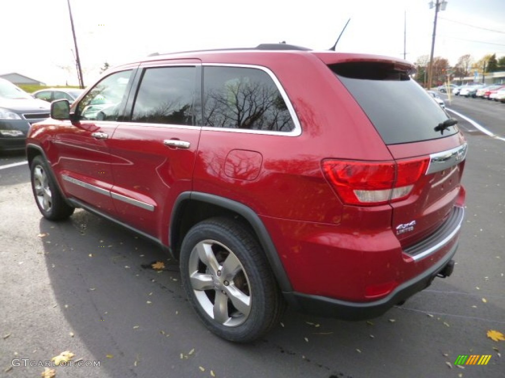 2011 Grand Cherokee Limited 4x4 - Inferno Red Crystal Pearl / Dark Frost Beige/Light Frost Beige photo #4