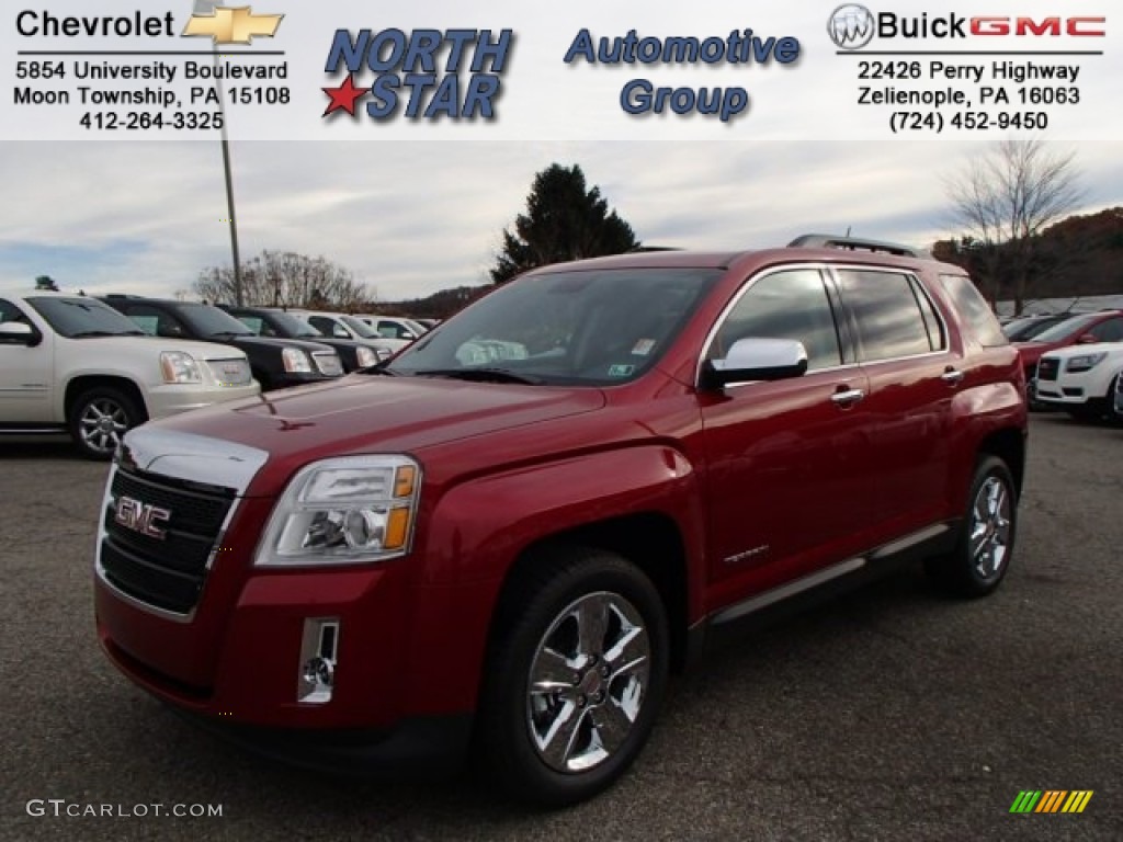 2014 Terrain SLE AWD - Crystal Red Tintcoat / Jet Black photo #1