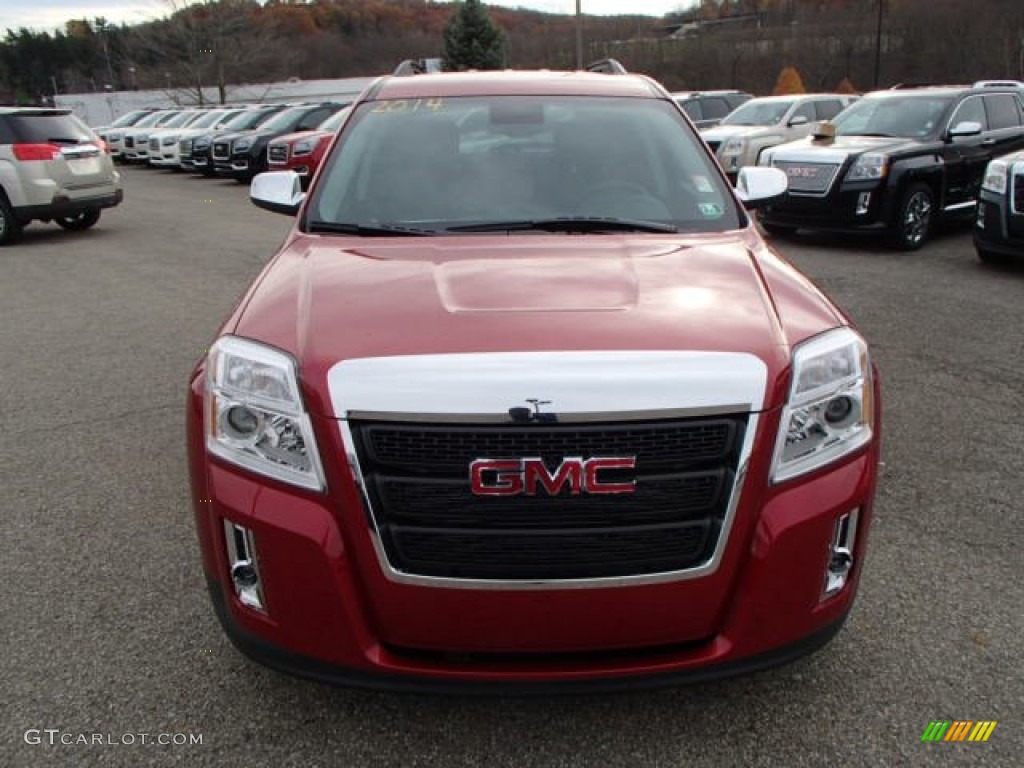 2014 Terrain SLE AWD - Crystal Red Tintcoat / Jet Black photo #2