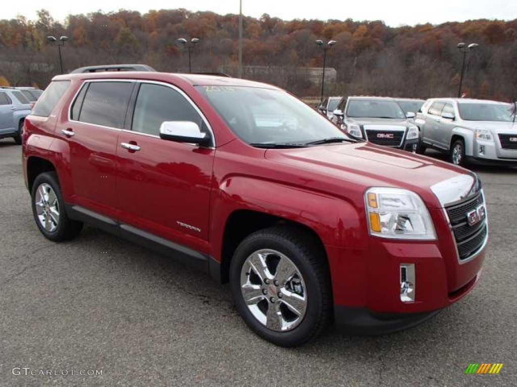 2014 Terrain SLE AWD - Crystal Red Tintcoat / Jet Black photo #3
