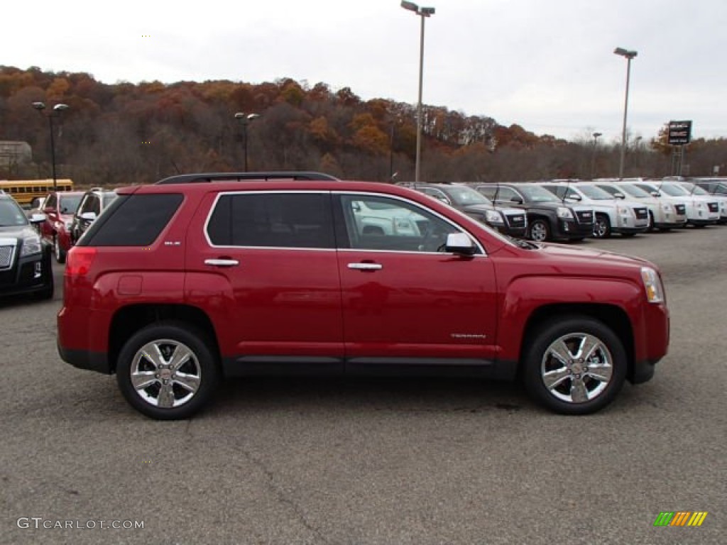 2014 Terrain SLE AWD - Crystal Red Tintcoat / Jet Black photo #4