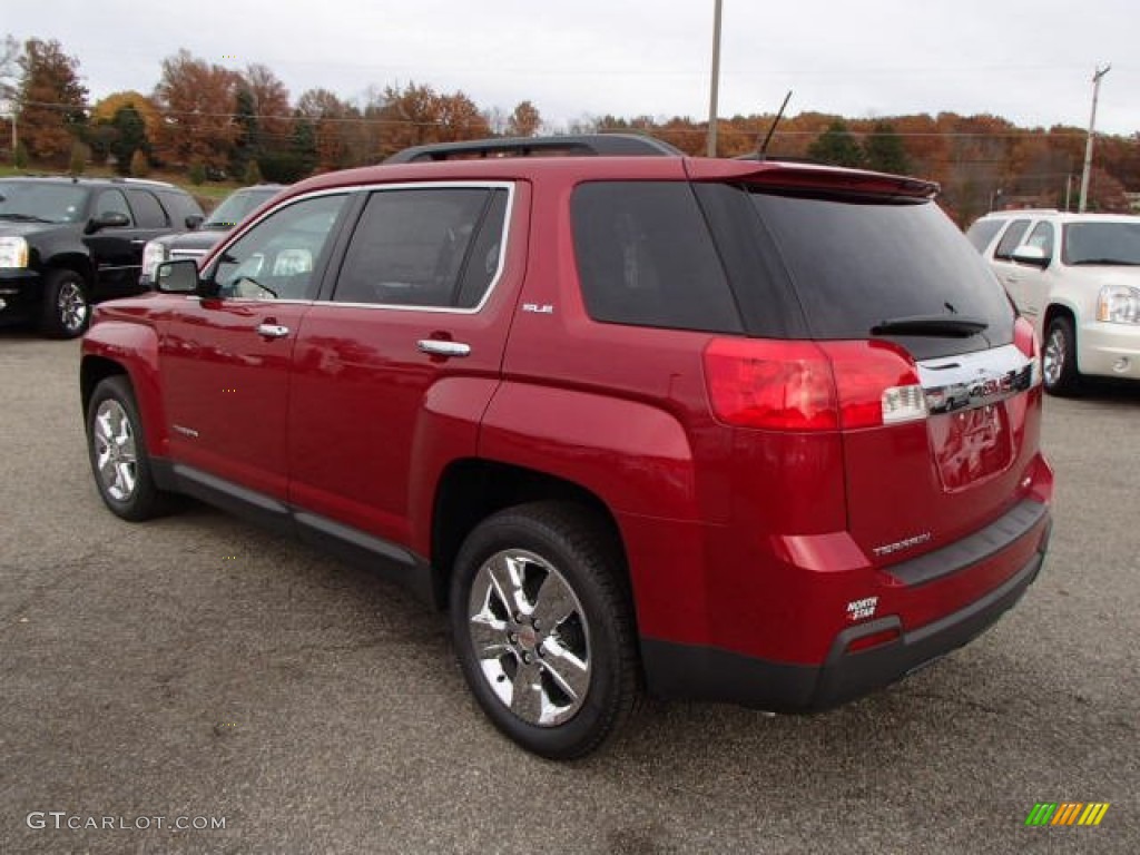 2014 Terrain SLE AWD - Crystal Red Tintcoat / Jet Black photo #7