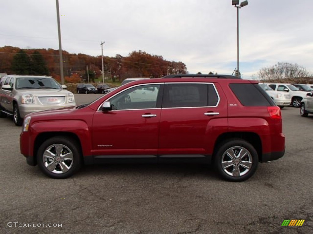 2014 Terrain SLE AWD - Crystal Red Tintcoat / Jet Black photo #8