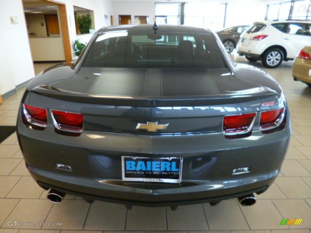 2010 Camaro SS/RS Coupe - Cyber Gray Metallic / Black photo #5