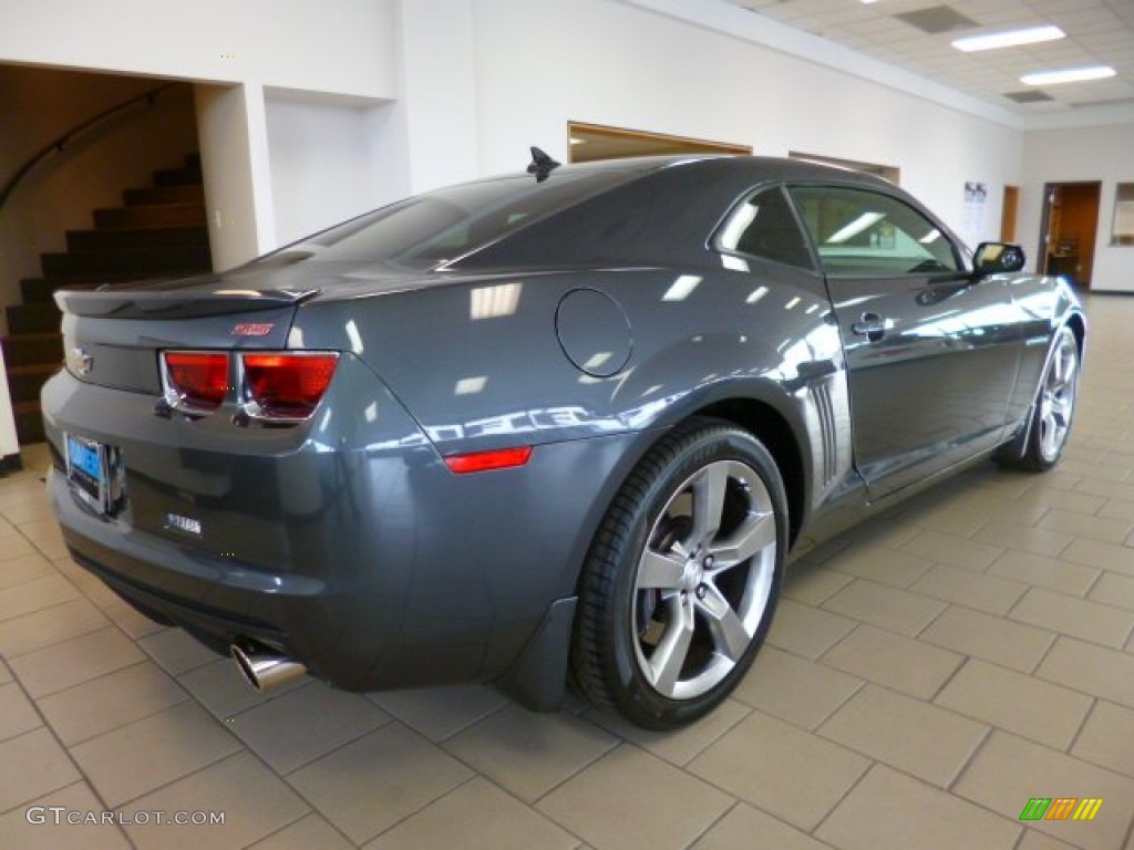 2010 Camaro SS/RS Coupe - Cyber Gray Metallic / Black photo #6