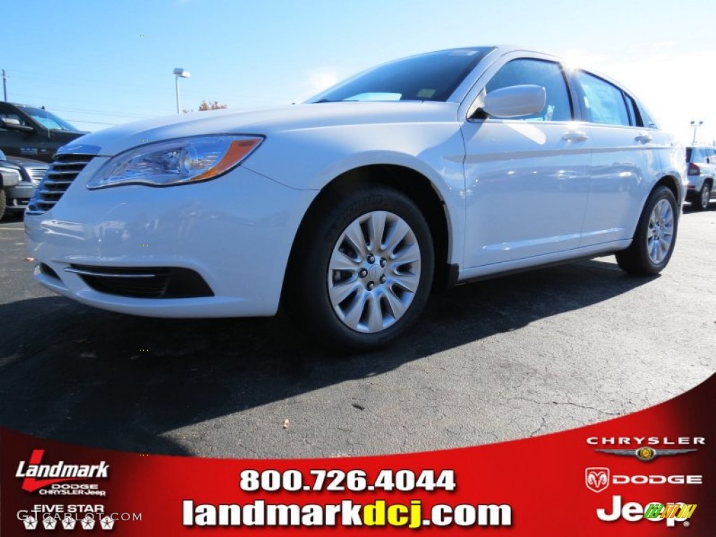 2014 200 LX Sedan - Bright White / Black photo #1