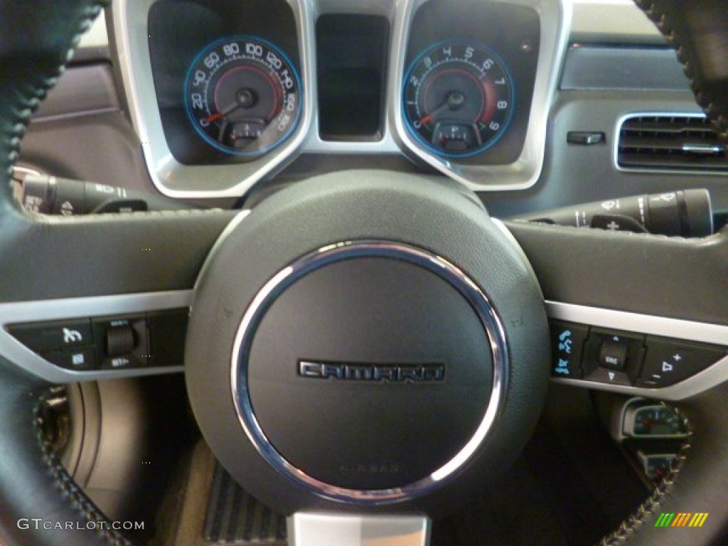 2010 Camaro SS/RS Coupe - Cyber Gray Metallic / Black photo #17