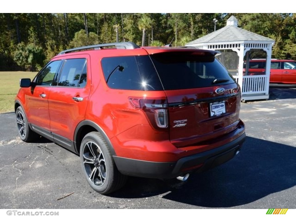 2014 Explorer Sport 4WD - Ruby Red / Sport Charcoal Black photo #9