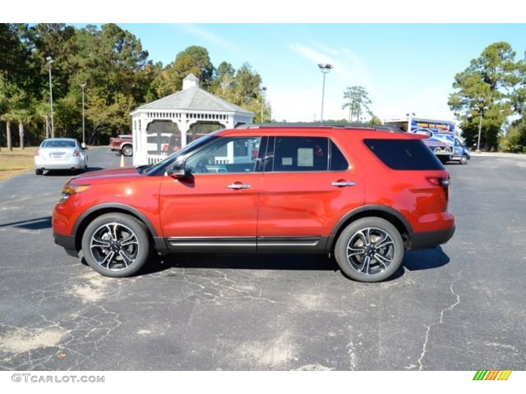2014 Explorer Sport 4WD - Ruby Red / Sport Charcoal Black photo #10