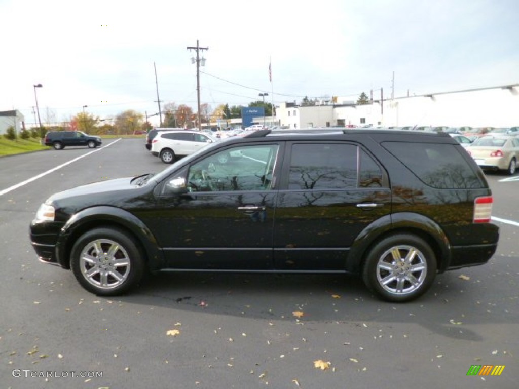 2008 Taurus X Limited AWD - Black / Charcoal Black photo #4