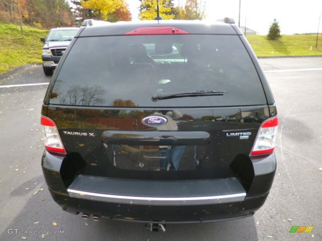 2008 Taurus X Limited AWD - Black / Charcoal Black photo #6