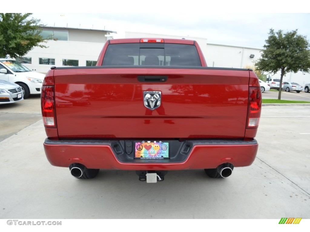 2010 Ram 1500 Sport Crew Cab - Inferno Red Crystal Pearl / Dark Slate Gray photo #4