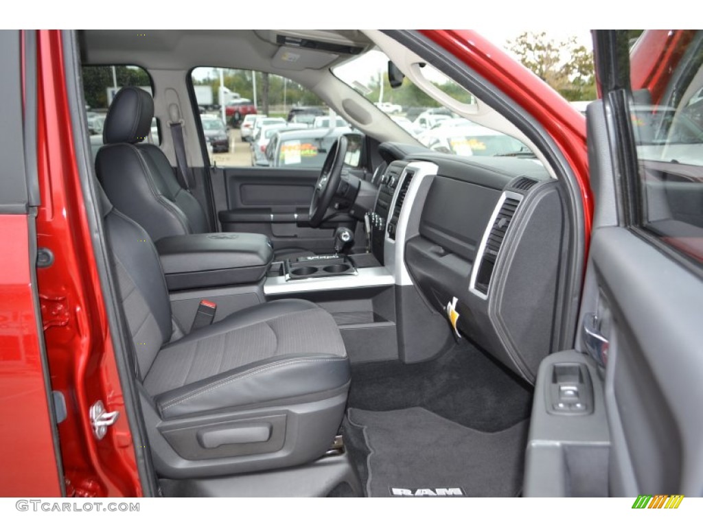 2010 Ram 1500 Sport Crew Cab - Inferno Red Crystal Pearl / Dark Slate Gray photo #10