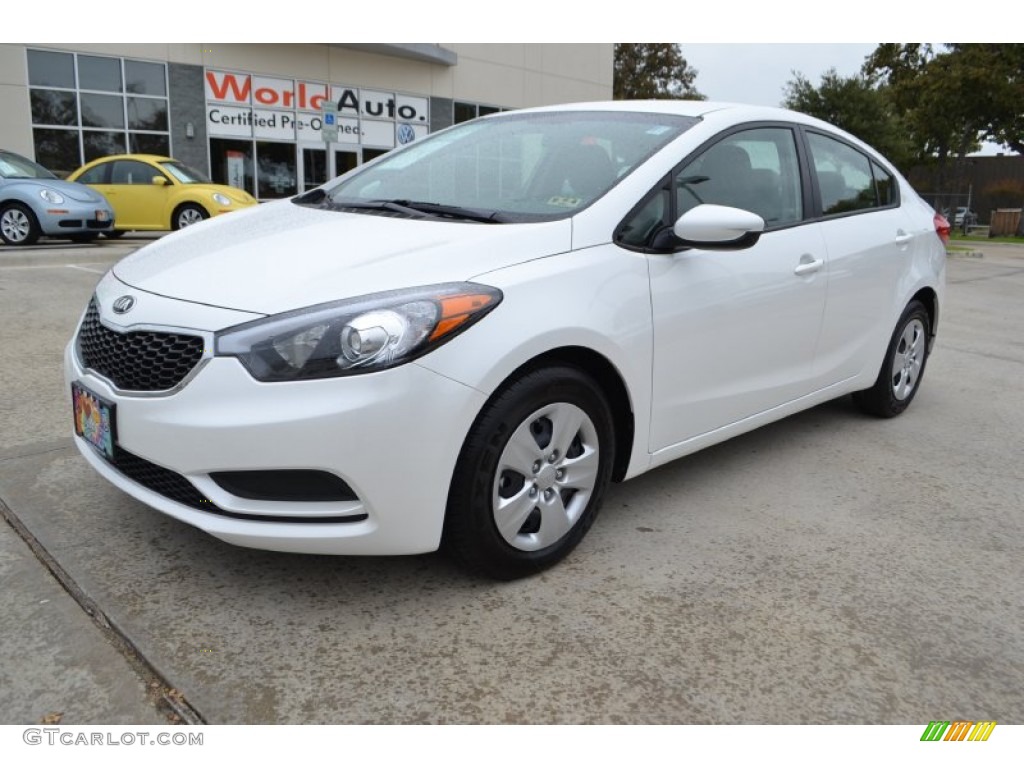 2014 Forte LX - Snow White Pearl / Gray photo #1