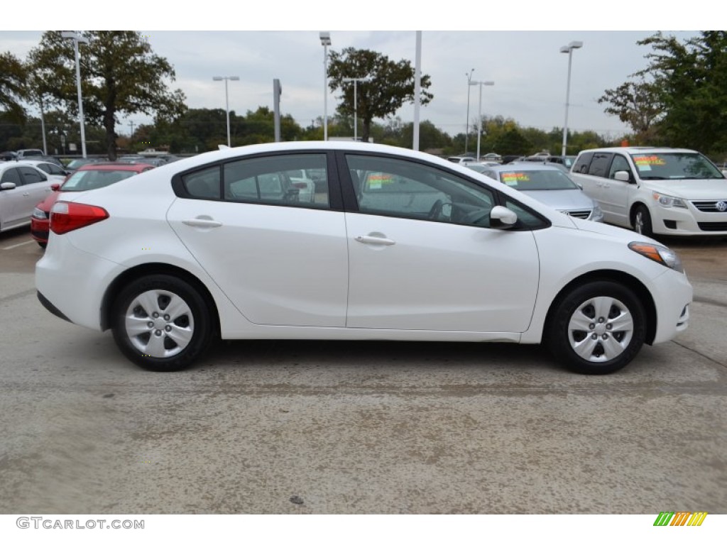 Snow White Pearl 2014 Kia Forte LX Exterior Photo #87548237