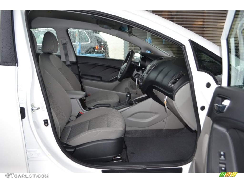 Gray Interior 2014 Kia Forte LX Photo #87548339