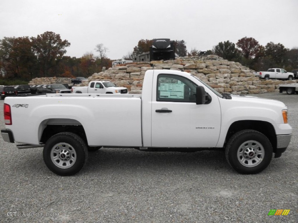 2014 Sierra 2500HD Regular Cab 4x4 - Summit White / Dark Titanium photo #1