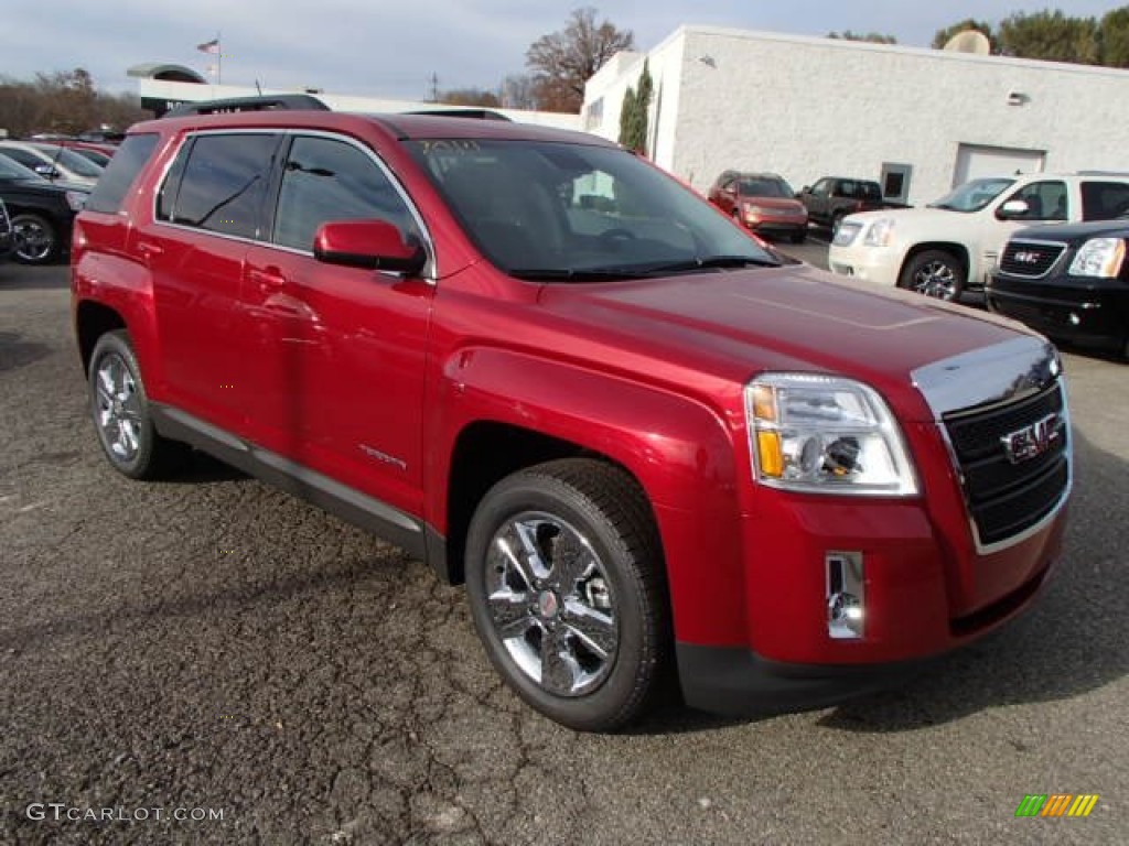 Crystal Red Tintcoat 2014 GMC Terrain SLT AWD Exterior Photo #87548951