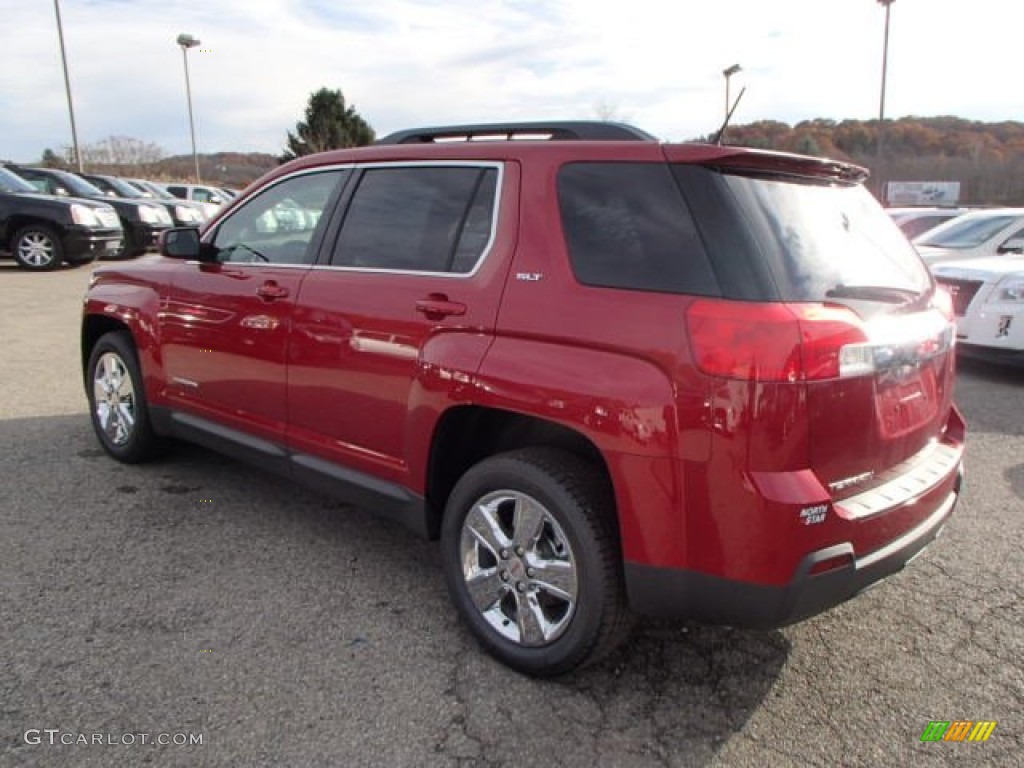 2014 Terrain SLT AWD - Crystal Red Tintcoat / Jet Black photo #7