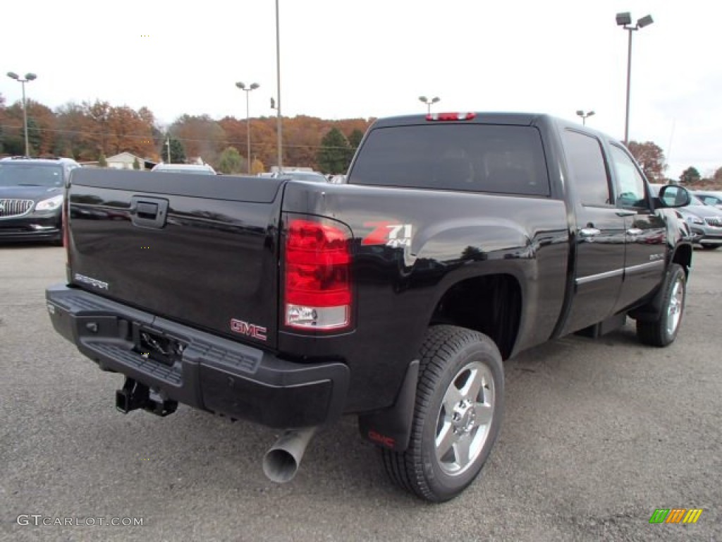 Onyx Black 2014 GMC Sierra 2500HD Denali Crew Cab 4x4 Exterior Photo #87549881