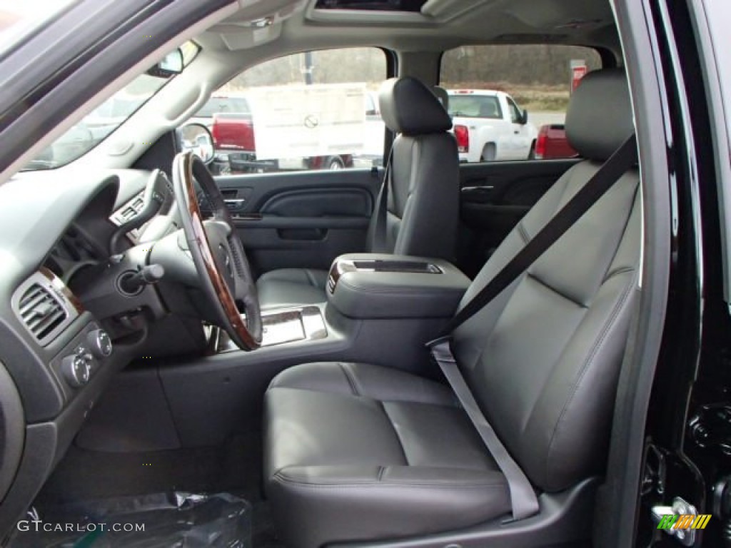 Ebony Interior 2014 GMC Sierra 2500HD Denali Crew Cab 4x4 Photo #87549996
