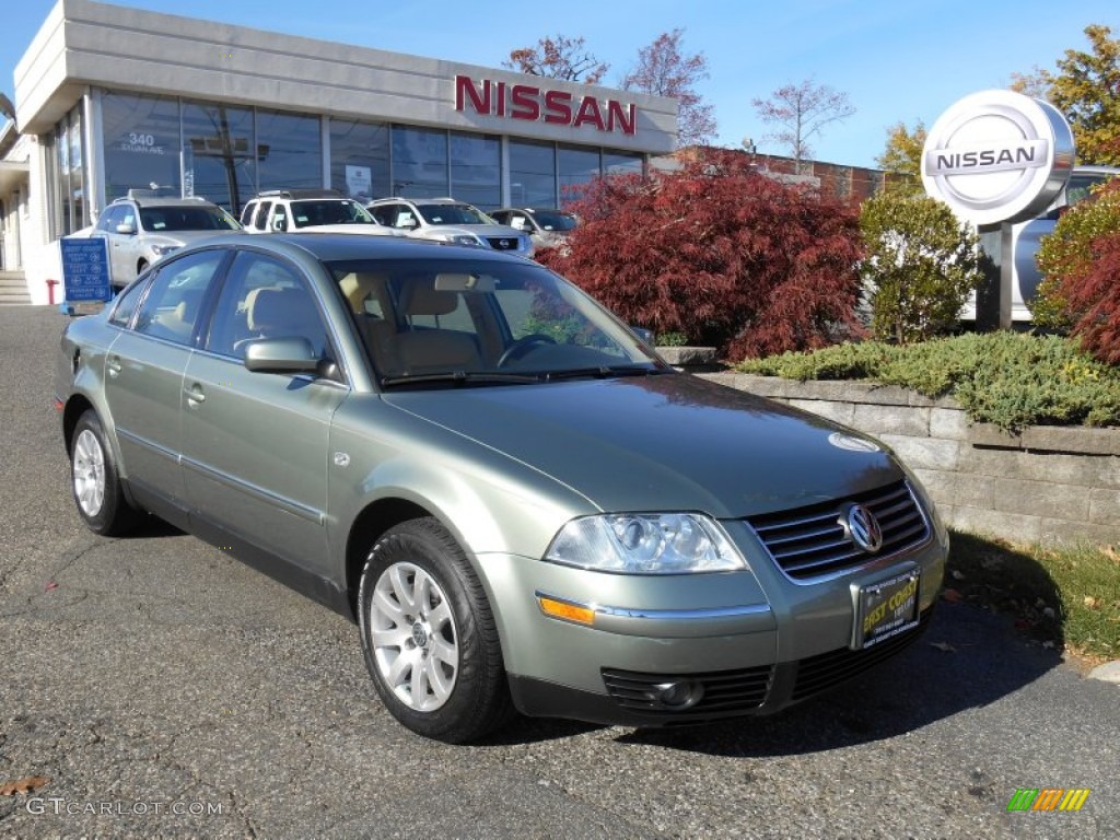 2003 Passat GLS Sedan - Fresco Green Metallic / Beige photo #1