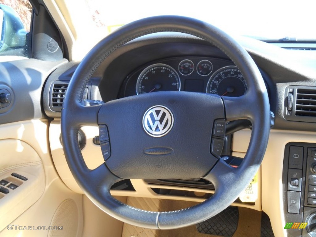 2003 Passat GLS Sedan - Fresco Green Metallic / Beige photo #13