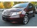 2011 Dark Cherry Pearl Honda Odyssey EX-L  photo #1