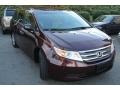 2011 Dark Cherry Pearl Honda Odyssey EX-L  photo #2