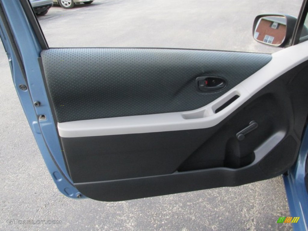 2008 Yaris 3 Door Liftback - Bayou Blue Pearl / Dark Charcoal photo #10