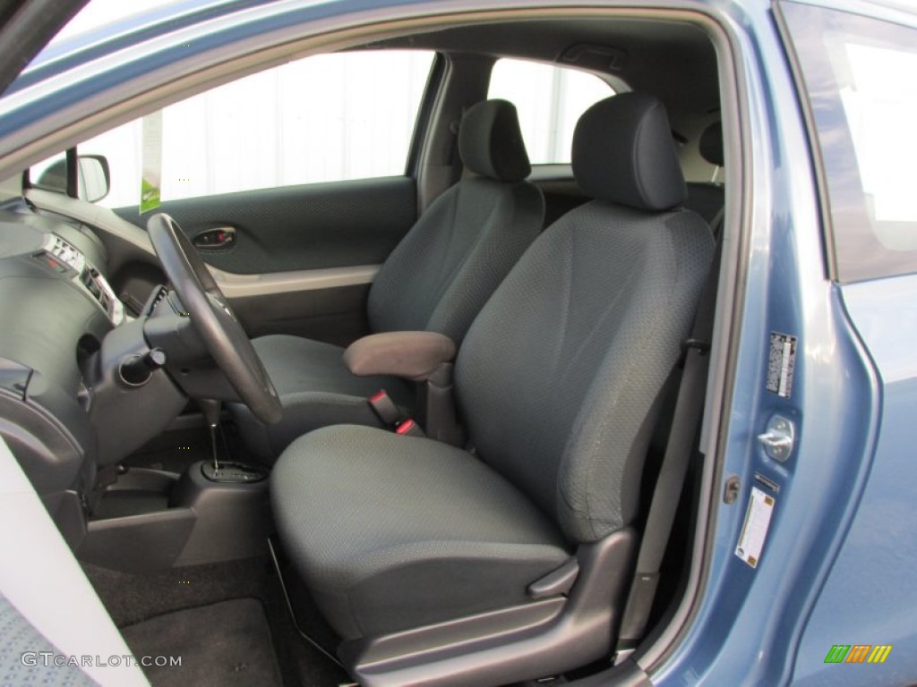 2008 Yaris 3 Door Liftback - Bayou Blue Pearl / Dark Charcoal photo #11