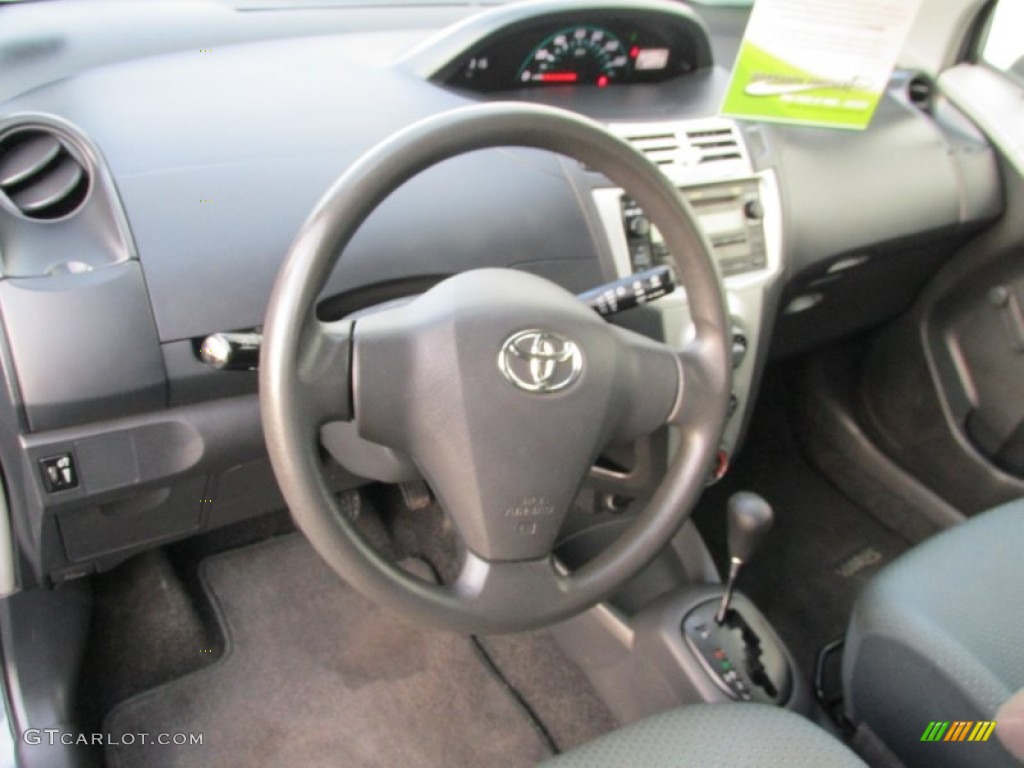 2008 Yaris 3 Door Liftback - Bayou Blue Pearl / Dark Charcoal photo #13