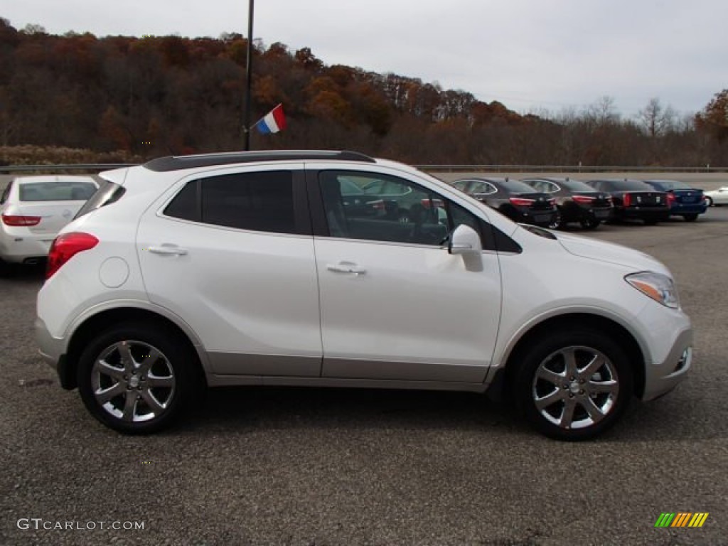 White Pearl Tricoat 2014 Buick Encore Premium AWD Exterior Photo #87552431