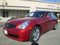 2006 Garnet Fire Red Metallic Infiniti G 35 x Sedan  photo #2