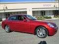 2006 Garnet Fire Red Metallic Infiniti G 35 x Sedan  photo #10