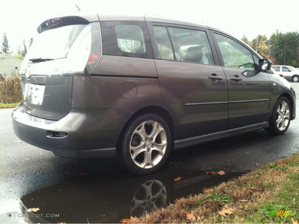 2008 MAZDA5 Grand Touring - Galaxy Gray / Black photo #5