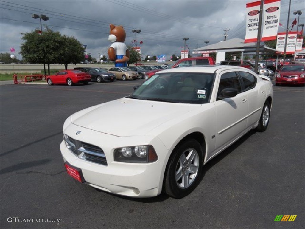 2006 Charger SE - Stone White / Dark Slate Gray/Light Graystone photo #3