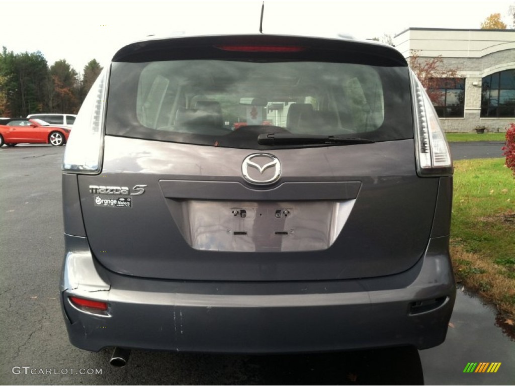 2008 MAZDA5 Grand Touring - Galaxy Gray / Black photo #6
