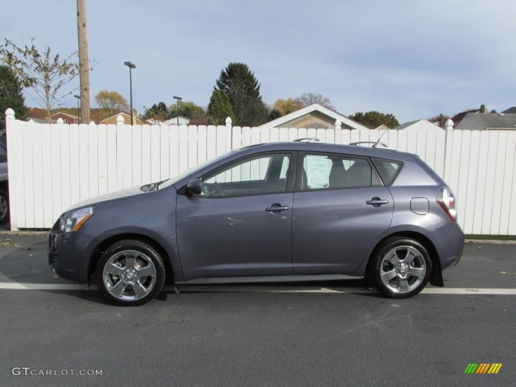 2009 Vibe 2.4 AWD - Steel Blue Metallic / Ebony photo #2