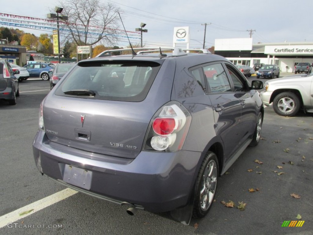 2009 Vibe 2.4 AWD - Steel Blue Metallic / Ebony photo #6