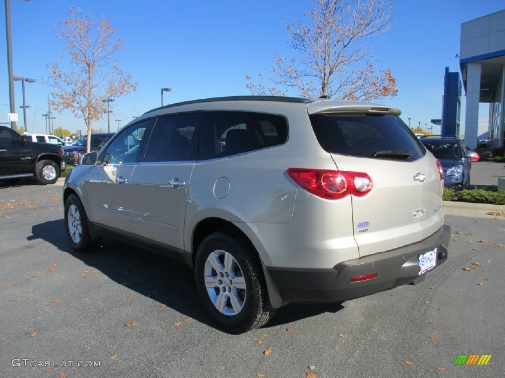2012 Traverse LT AWD - Gold Mist Metallic / Ebony photo #4