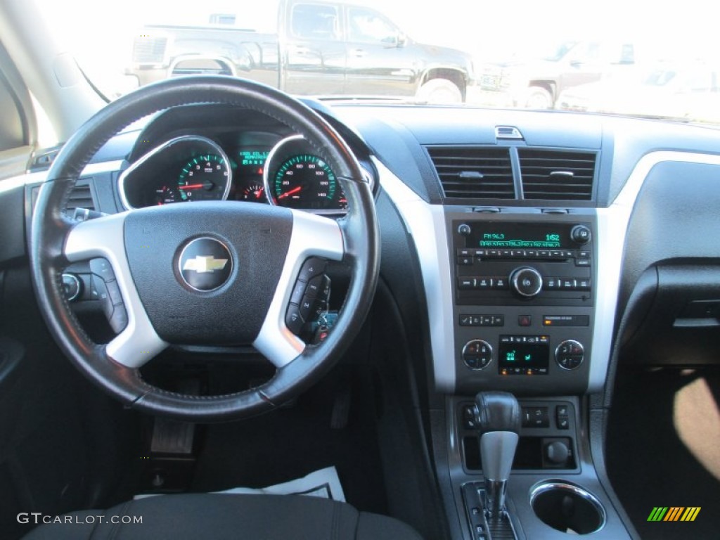2012 Traverse LT AWD - Gold Mist Metallic / Ebony photo #11