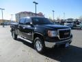 2009 Onyx Black GMC Sierra 2500HD SLT Crew Cab 4x4  photo #1