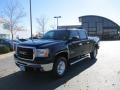 2009 Onyx Black GMC Sierra 2500HD SLT Crew Cab 4x4  photo #2