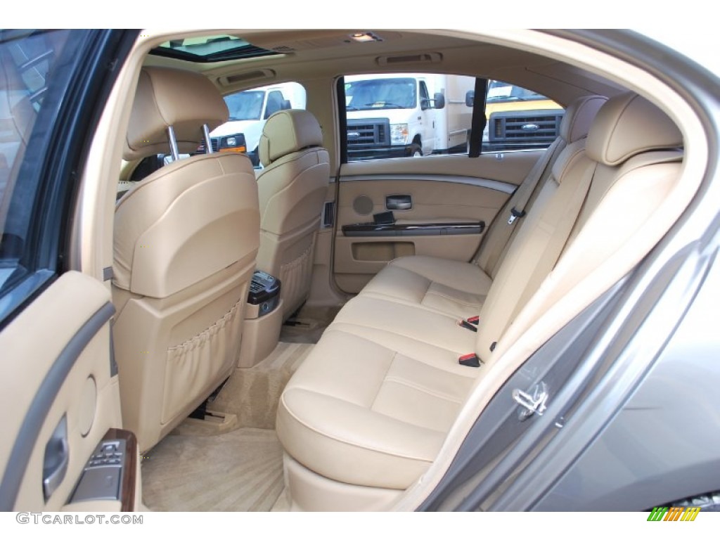 Beige Interior 2007 BMW 7 Series 750i Sedan Photo #87557810