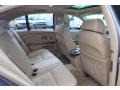Beige Rear Seat Photo for 2007 BMW 7 Series #87557838